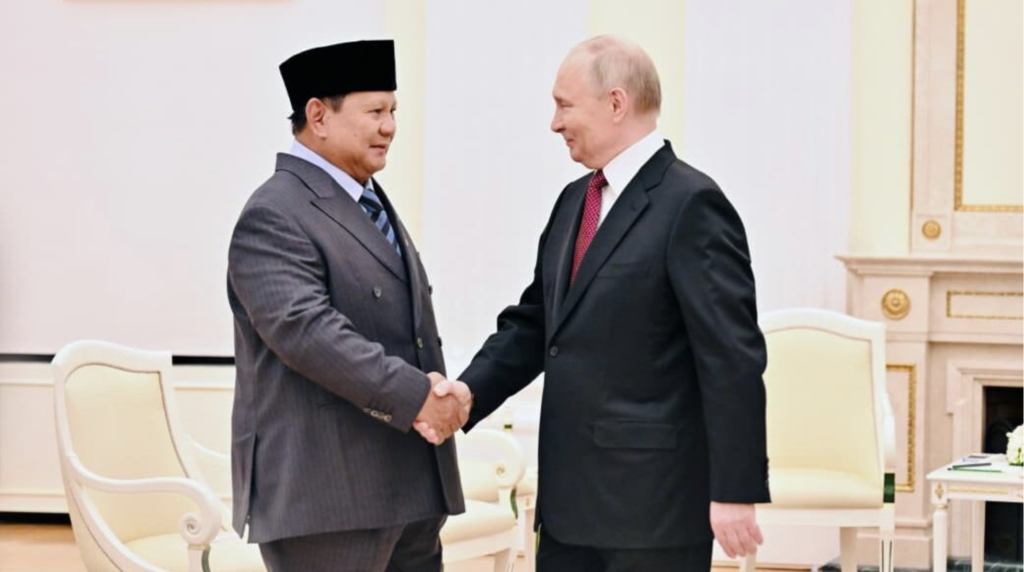 Presiden Prabowo Subianto bertemu dengan Presiden Vladimir Putin di Istana Kremlin, Moskow, Rusia pada Rabu, 10 Desember 2025. /BPMI Setpres-Laily Rachev