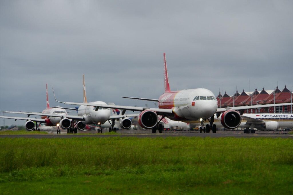 Pesawat bersiap untuk lepas landas. /Kemenhub