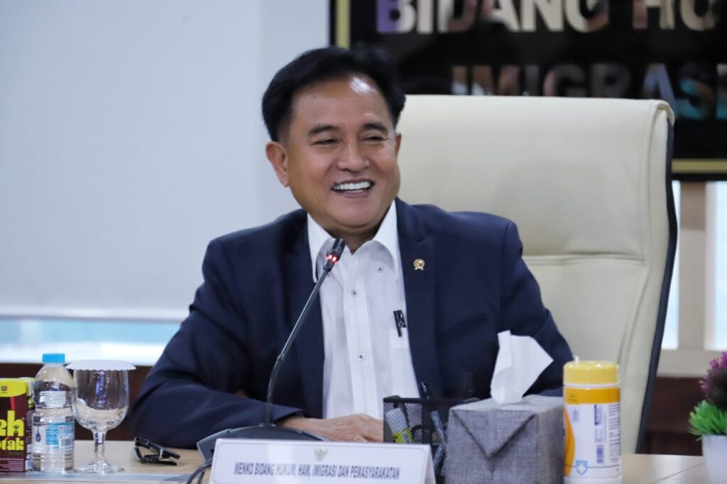 Menteri Koordinator Bidang Hukum, Hak Asasi Manusia, Imigrasi, dan Pemasyarakatan Yusril Ihza Mahendra. /Kementerian PAN-RB