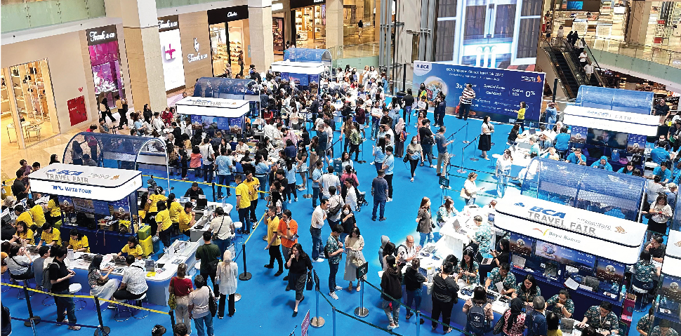 BCA Singapore Airlines Travel Fair 2025. BCA menghadirkan Travel Fair 2026 untuk memudahkan nasabah merencanakan liburan dengan promo eksklusif. /BCA