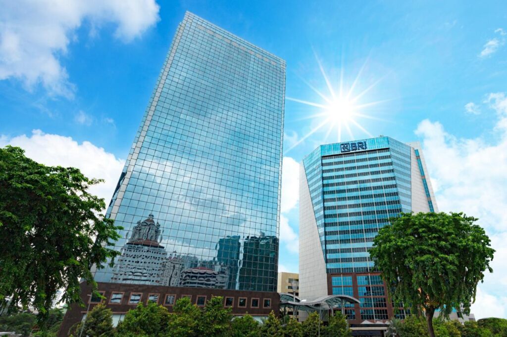 Gedung BRI. Pembagian dividen interim BRI menegaskan kinerja keuangan yang solid serta kontribusi nyata bagi pemegang saham dan negara. /BRI