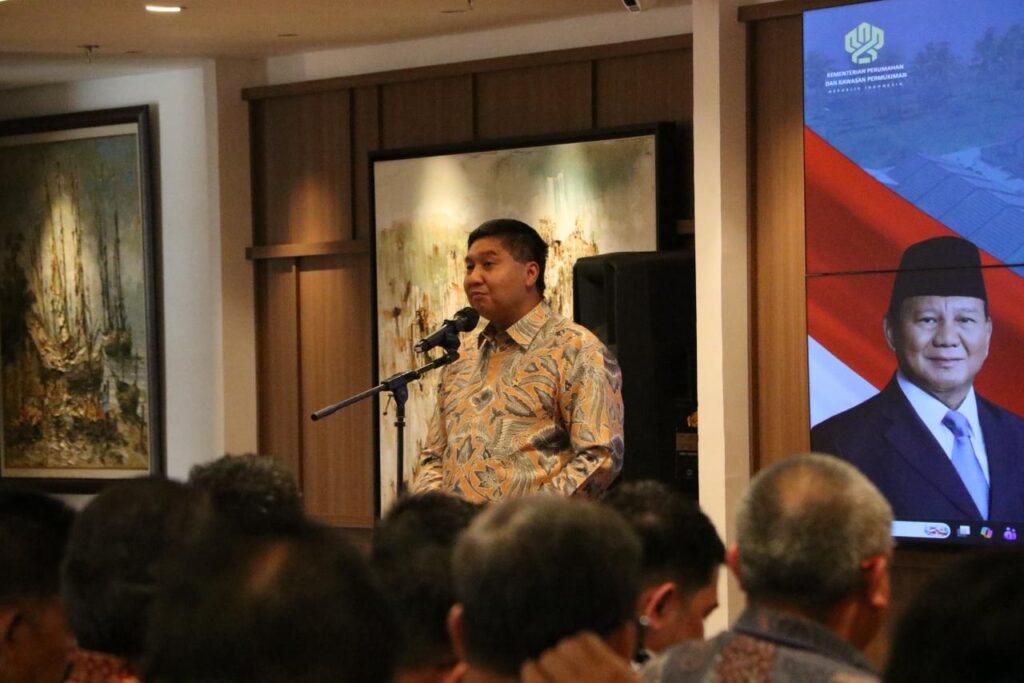 Menteri Perumahan dan Kawasan Permukiman (PKP) Maruarar Sirait. Kementerian PKP memperkuat koordinasi dan kolaborasi lintas sektor melalui kegiatan Silaturahmi dan Koordinasi Awal Tahun Ekosistem Perumahan, Kamis (15/1/2026). /Kementerian PKP