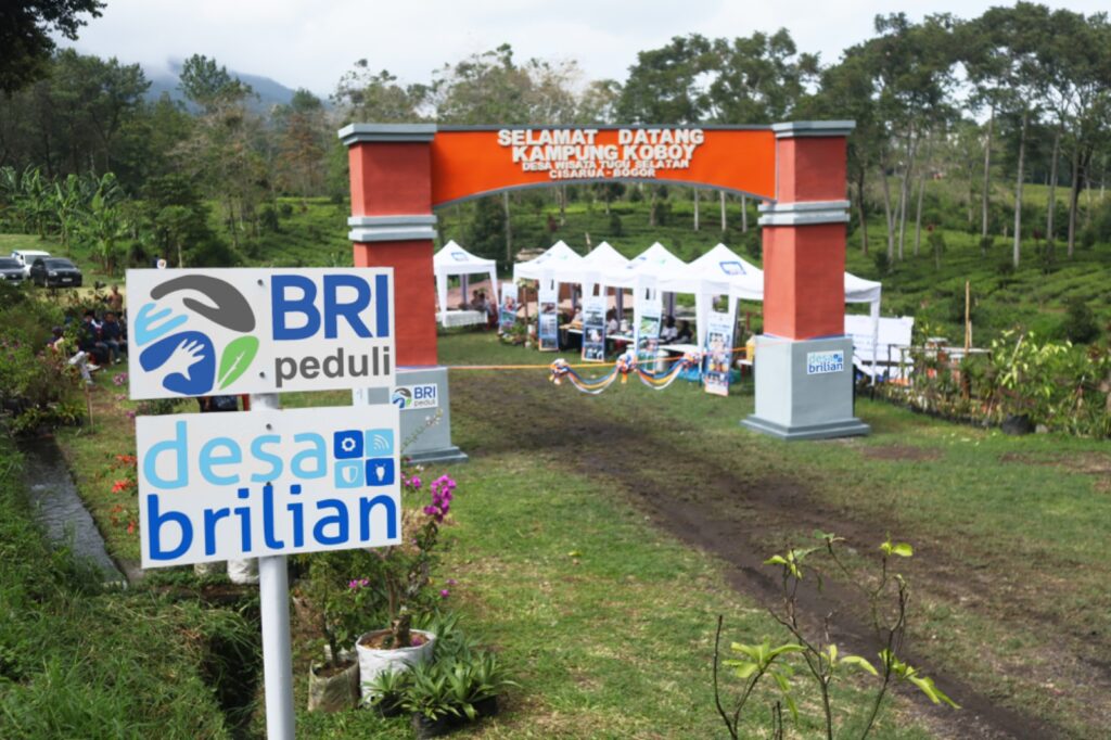 Salah satu desa BRILiaN BRI di Cisarua, Jawa Barat. BRI konsisten memberdayakan desa melalui Desa BRILiaN guna memperkuat ekonomi lokal berkelanjutan dan inklusif. /BRI