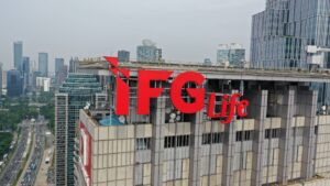 Gedung PT Asuransi Jiwa IFG (IFG Life). IFG Life dan Mandiri Inhealth konsisten bayar klaim triliunan rupiah. /IFG