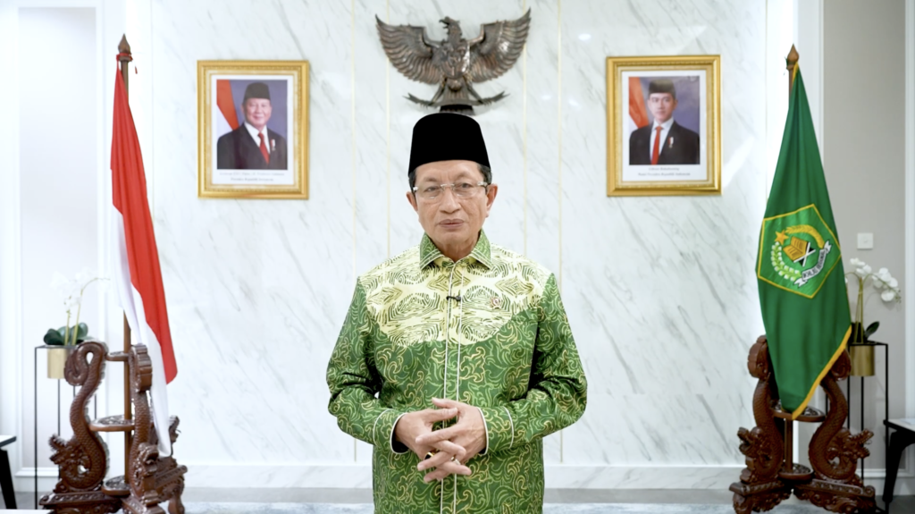 Menteri Agama Nasaruddin Umar. Menag harap Imlek 2577 perkuat persatuan, keadilan, dan kesejahteraan nasional. /Kemenag