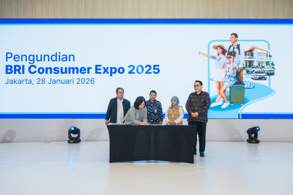 Kick Off BRI Consumer Expo 2026 yang menandai dimulainya rangkaian program BRI Consumer Expo sepanjang tahun 2026. BRI optimistis Consumer Expo mendorong pertumbuhan pembiayaan konsumer berkelanjutan sekaligus memperkuat loyalitas nasabah nasional. /BRI