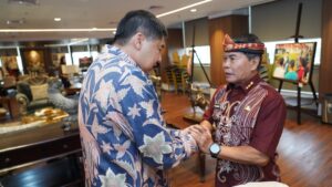 Menteri Perumahan dan Kawasan Permukiman (PKP) Maruarar Sirait usai bertemu Gubernur Zainal A. Paliwang di Jakarta, Selasa (24/2/2026). PKP siapkan program perumahan terintegrasi dan 2.000 rumah subsidi Kaltara. /PKP