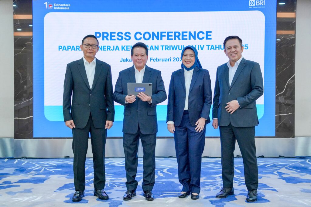 BRI catat laba kuat, perkuat UMKM, KUR, KPR, dan program pemerintah berkelanjutan. /BRI