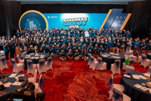 Rapat Kerja Nasional (Rakernas) Gerakan Ekonomi Kreatif Nasional (Gekrafs) dan Gekrafs Awards 2026 di Jakarta, Jumat (6/3/2026). Rakernas Gekrafs memperkuat konsolidasi nasional guna mendorong pertumbuhan ekonomi kreatif Indonesia berkelanjutan. /Gekrafs