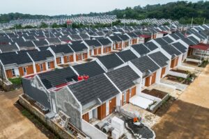 Pembangunan perumahan subdisi. BRI perkuat pembiayaan perumahan subsidi guna perluas akses hunian dan dorong pertumbuhan ekonomi nasional. /BRI-Antara/Antara Foto