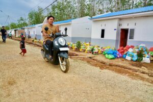 Hunian tetap di Kabupaten Tapanuli Selatan. Pemerintah serahkan 120 hunian tetap, percepat pemulihan korban bencana melalui kolaborasi lintas sektor nasional. /PKP