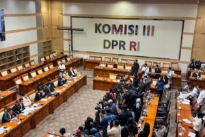 Rapat Dengar Pendapat Umum Komisi III DPR membahas kasus Amsal Sitepu. Penangguhan Amsal jadi simbol dukungan dan perlindungan terhadap pelaku ekonomi kreatif Indonesia. /Dok. Pribadi