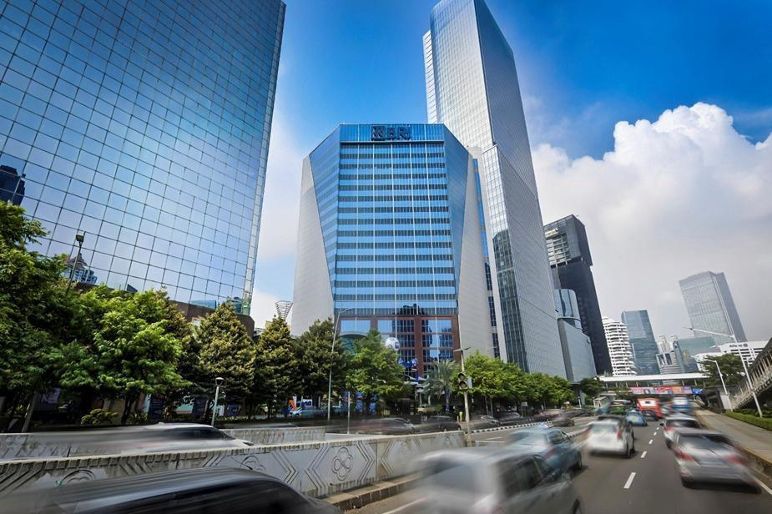 Gedung PT Bank Rakyat Indonesia (Persero) Tbk. BRI bagikan dividen besar didukung kinerja solid dan penguatan bisnis UMKM berkelanjutan nasional. /BRI