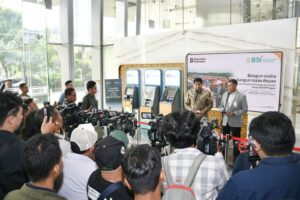 Pertemuan Menteri Perumahan dan Kawasan Permukiman (PKP) Maruarar Sirait dengan Direktur Utama BSI Anggoro Eko Cahyo di The Tower, Jakarta, Kamis (21/5/2026). Kolaborasi Kementerian PKP dan BSI diperkuat untuk memperluas akses pembiayaan perumahan. /PKP
