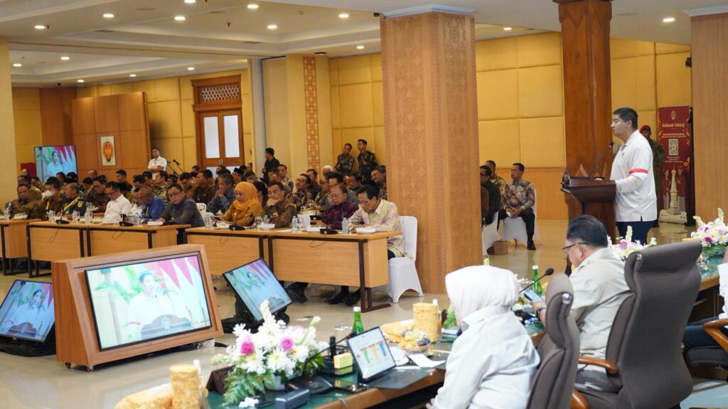 Agenda Kepala Daerah dan Forum Koordinasi Pimpinan Daerah (Forkopimda) Regional Jawa dan Bali di Yogyakarta, Kamis (4/6/2026). Pemerintah meningkatkan BSPS menjadi 400.000 unit dan menjamin seluruh daerah memperoleh alokasi. /PKP