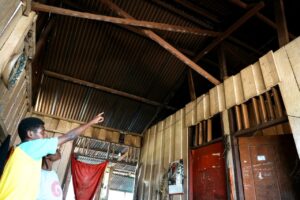 Salah satu rumah warga di Kampung Mosso, Jayapura. Program Bantuan Stimulan Perumahan Swadaya (BSPS) atau bedah rumah Papua Raya diperluas guna mempercepat penyediaan hunian layak bagi masyarakat perbatasan berkelanjutan. /PKP