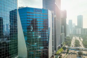 Gedung BRI. Perseroan memperkuat transformasi, meningkatkan kontribusi ekonomi kerakyatan, serta mendukung program strategis pemerintah melalui Danantara. /BRI