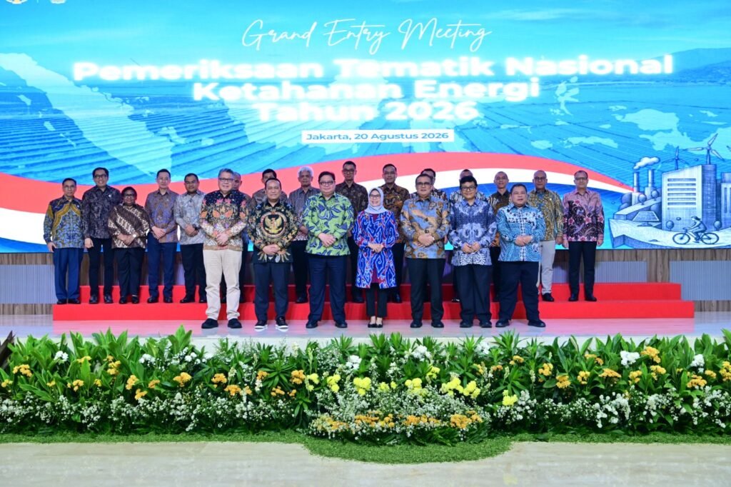 BPK resmi memulai pemeriksaan tematik nasional ketahanan energi pada 59 entitas. Evaluasi mencakup sektor EBT, migas, subsidi, hingga pemenuhan DMO. /BPK