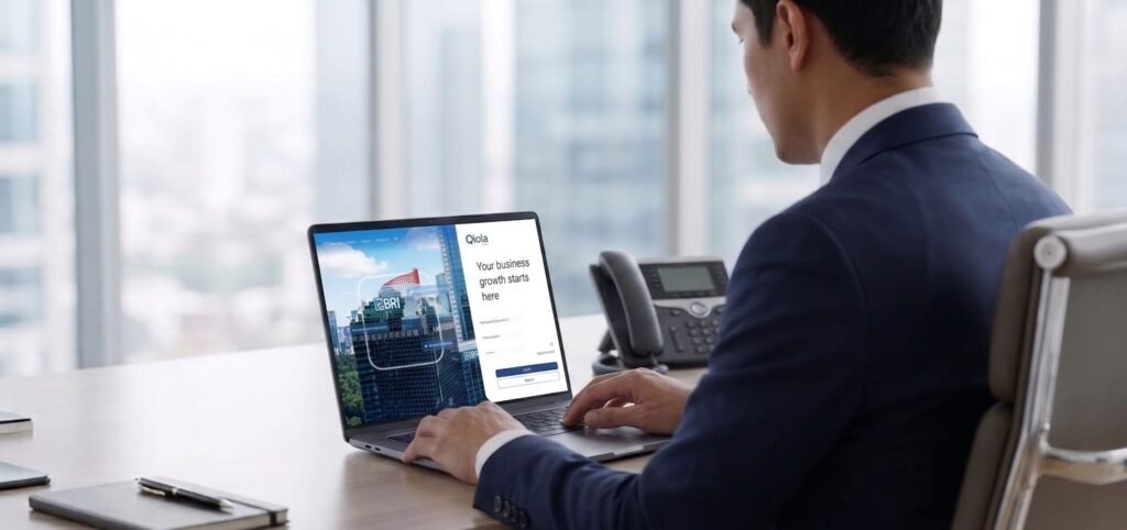 BRI merilis tampilan baru Qlola New Skin untuk mempermudah transaksi bisnis nasabah. Dilengkapi integrasi API, pengelolaan likuiditas, dan fitur instan. /BRI