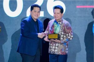 BRI disebut sebagai Indonesia Sports Industry of the Year 2026 oleh Kemenpora. Konsistensi dukung BRI Super League dan MotoGP perkuat ekonomi kerakyatan. /BRI