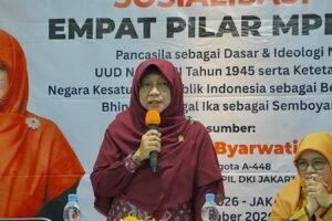 Anggota MPR/DPR RI Anis Byarwati kembali menggalakkan sosialisasi 4 Pilar MPR RI di Jakarta Timur guna memperkuat persatuan dan nilai-nilai Pancasila di masyarakat. /PKS